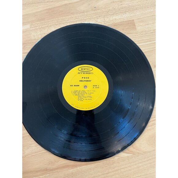 Poco "Deliverin" Vinyl Record LP Epic KE 30209 First Pressing - Picture 8 of 8
